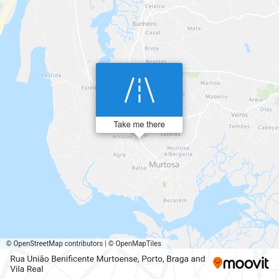 Rua União Benificente Murtoense map