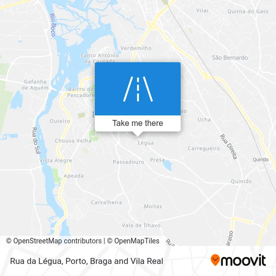 Rua da Légua map
