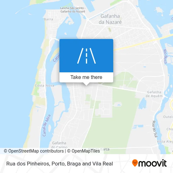 Rua dos Pinheiros map