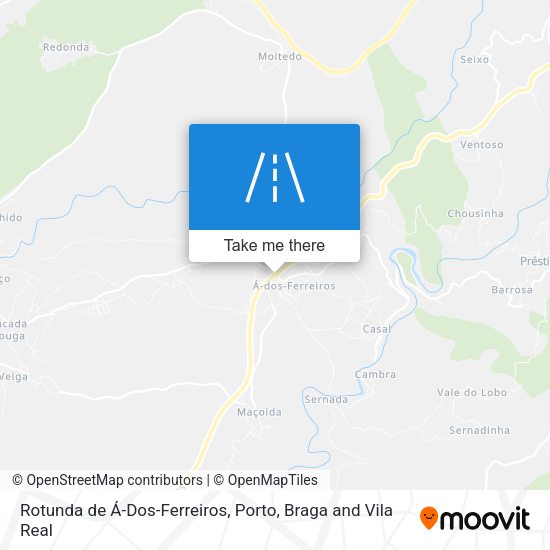 Rotunda de Á-Dos-Ferreiros map