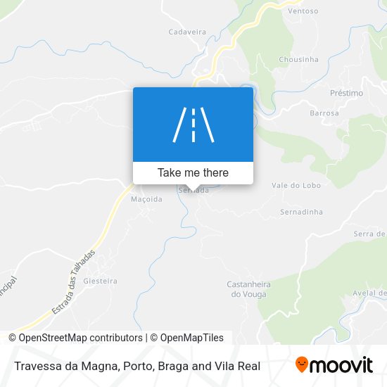 Travessa da Magna mapa