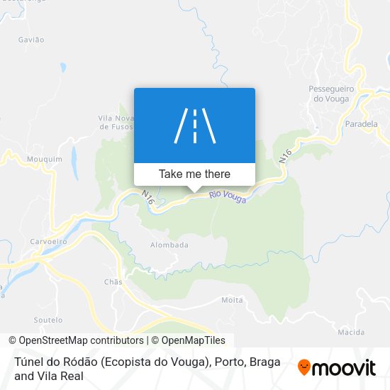 Túnel do Ródão (Ecopista do Vouga) map