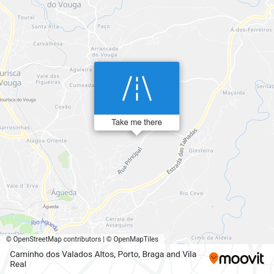 Caminho dos Valados Altos map