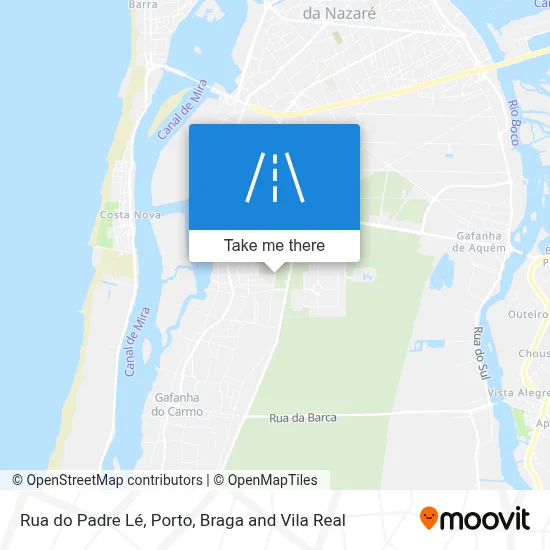 Rua do Padre Lé map