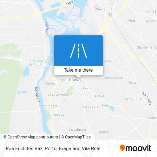 Rua Euclides Vaz map