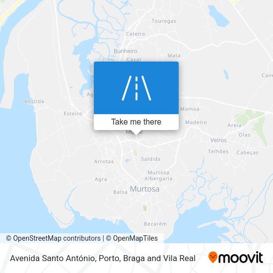 Avenida Santo António map