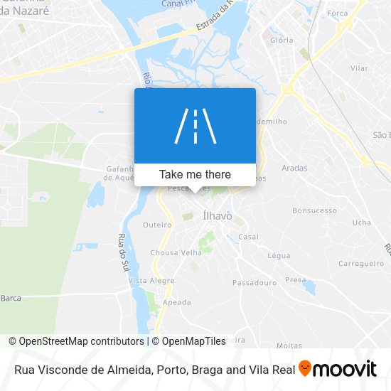 Rua Visconde de Almeida mapa