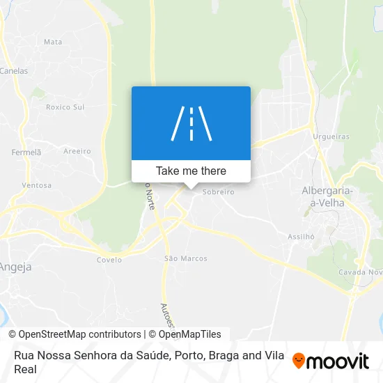 Rua Nossa Senhora da Saúde map