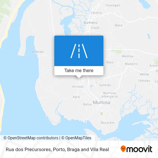 Rua dos Precursores map