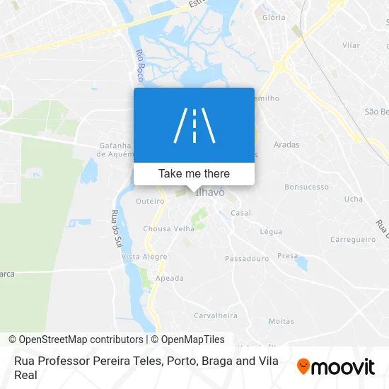 Rua Professor Pereira Teles map