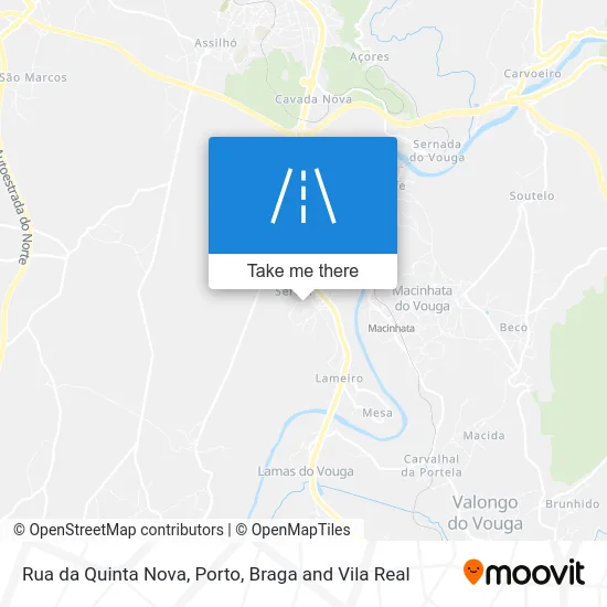 Rua da Quinta Nova map