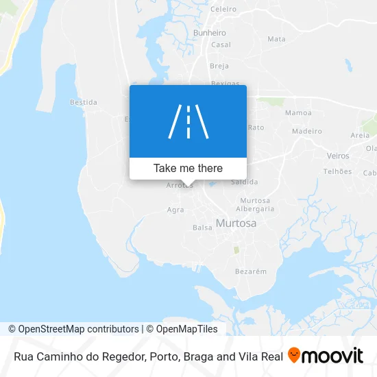 Rua Caminho do Regedor map