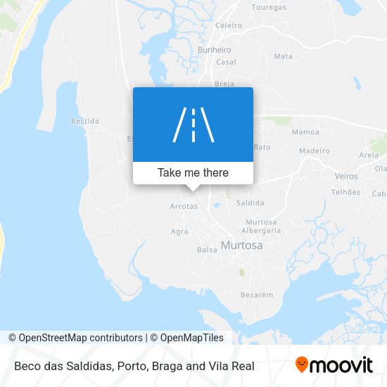 Beco das Saldidas mapa