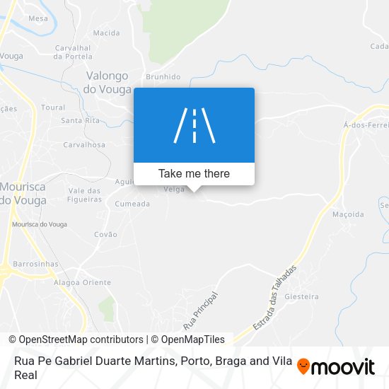 Rua Pe Gabriel Duarte Martins mapa