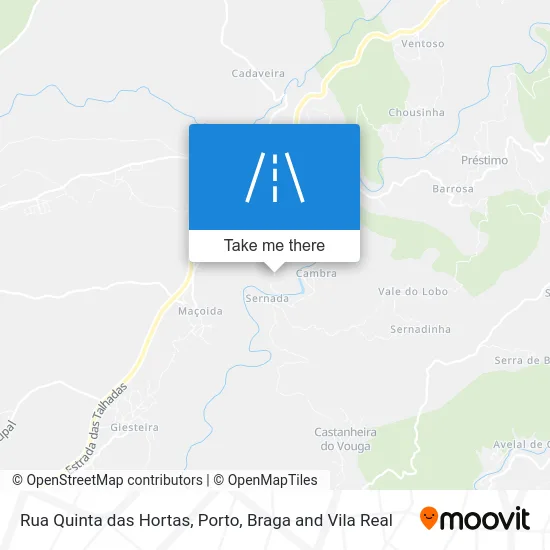 Rua Quinta das Hortas map