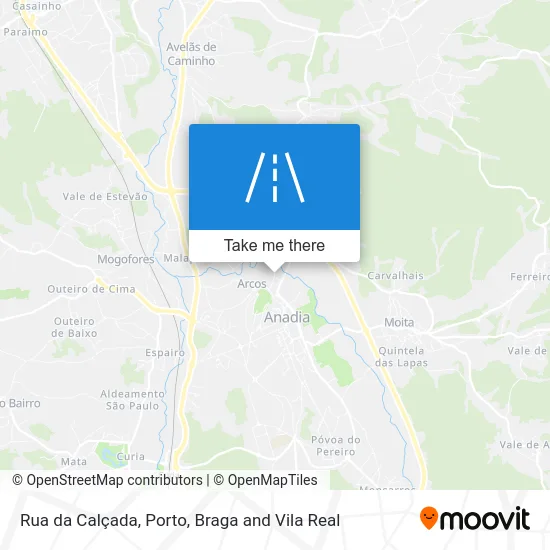 Rua da Calçada map