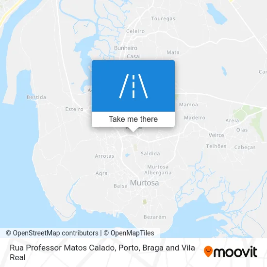 Rua Professor Matos Calado map