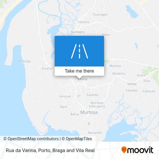 Rua da Varina mapa
