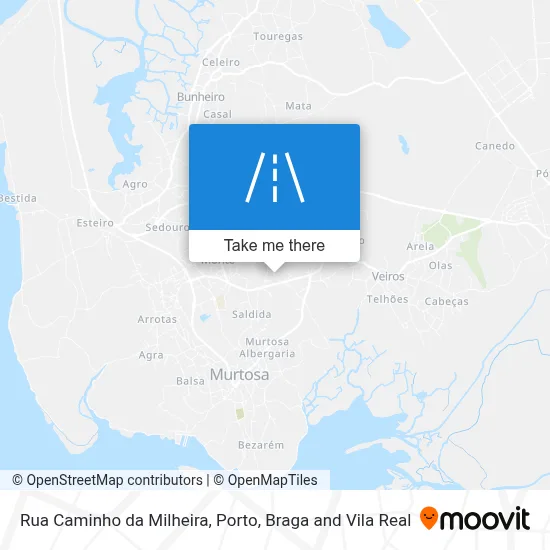 Rua Caminho da Milheira map