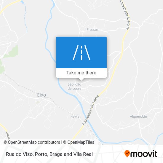 Rua do Viso mapa