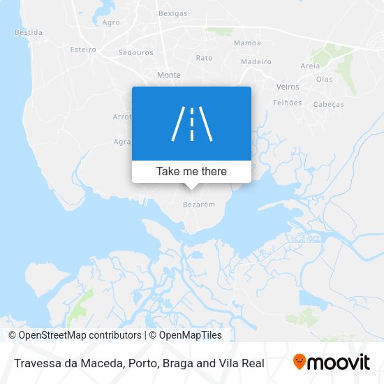 Travessa da Maceda mapa