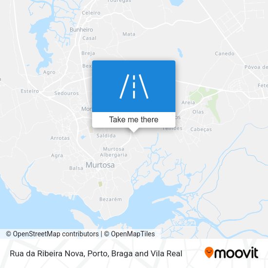 Rua da Ribeira Nova mapa