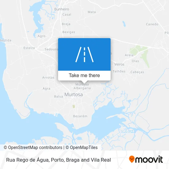 Rua Rego de Água map