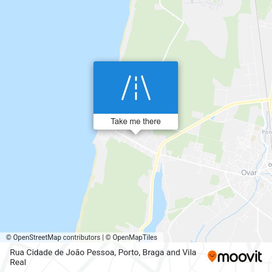 Rua Cidade de João Pessoa mapa