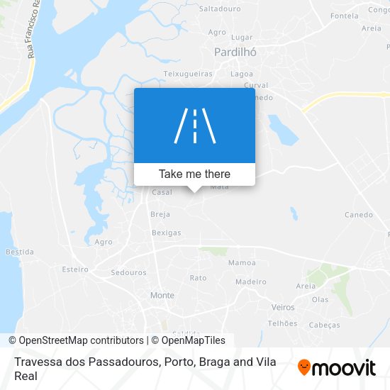 Travessa dos Passadouros mapa