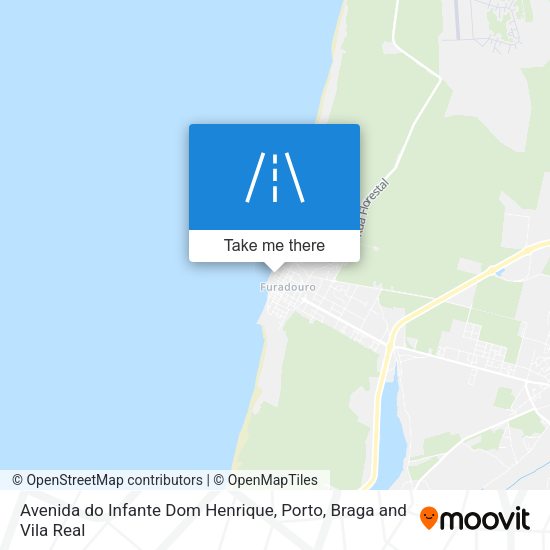 Avenida do Infante Dom Henrique map