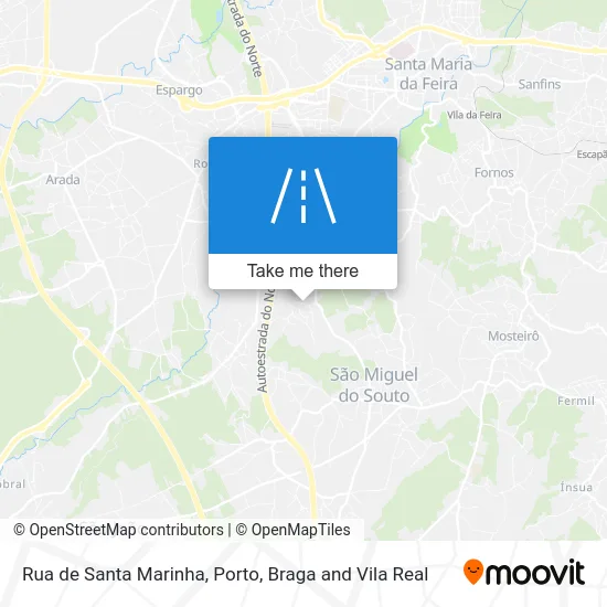 Rua de Santa Marinha map