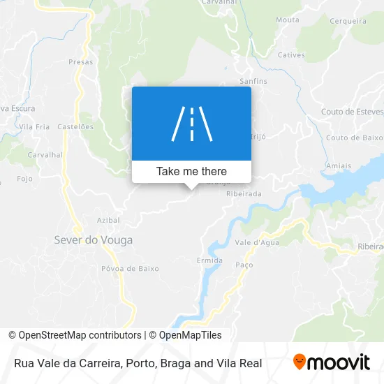 Rua Vale da Carreira map