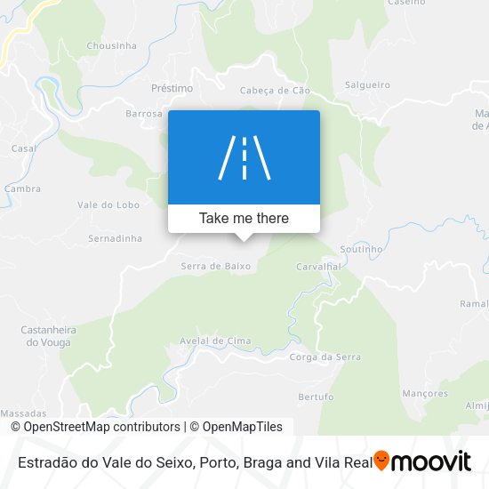 Estradão do Vale do Seixo map