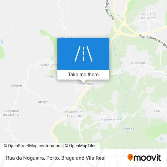 Rua da Nogueira map