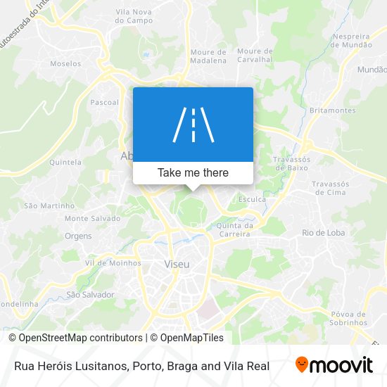 Rua Heróis Lusitanos map
