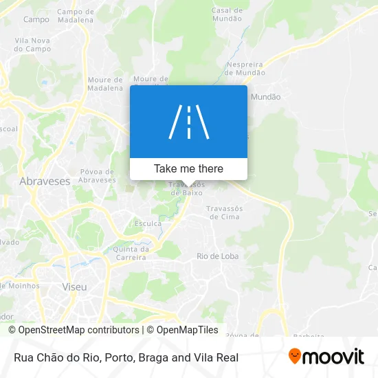 Rua Chão do Rio map