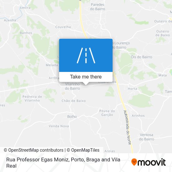 Rua Professor Egas Moniz map