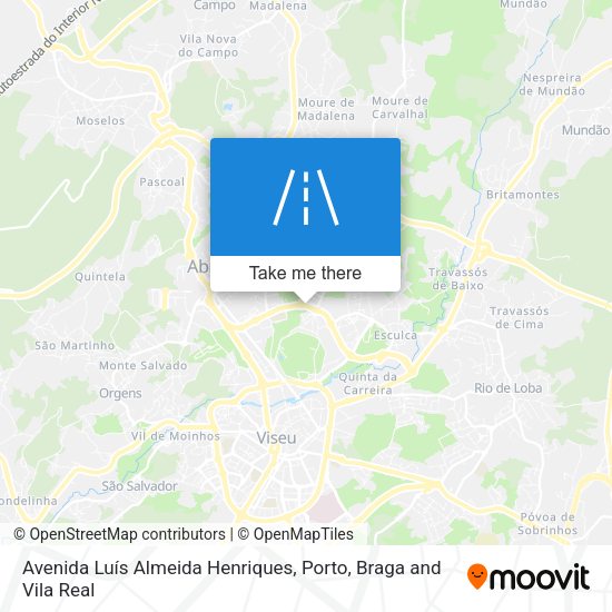 Avenida Luís Almeida Henriques mapa