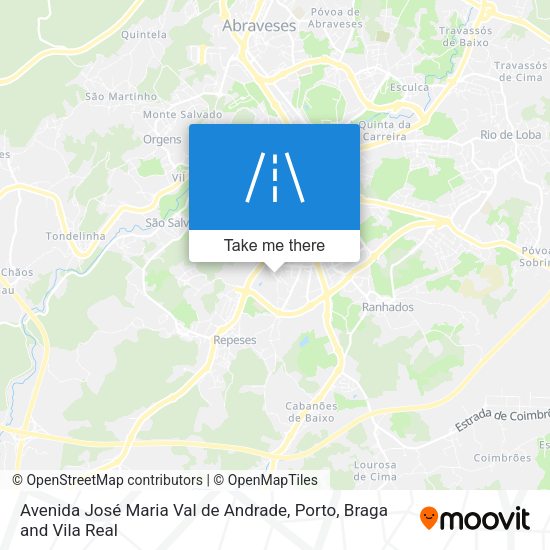 Avenida José Maria Val de Andrade mapa