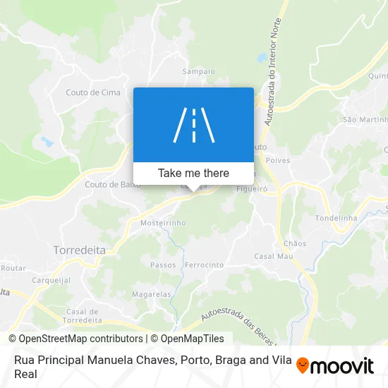 Rua Principal Manuela Chaves map