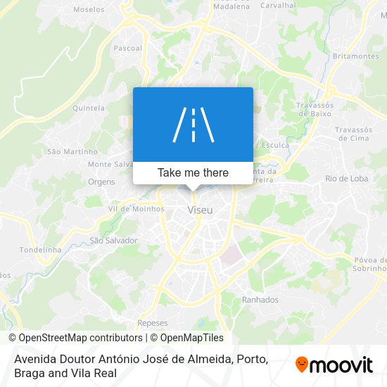 Avenida Doutor António José de Almeida map