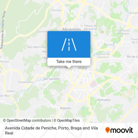 Avenida Cidade de Peniche map