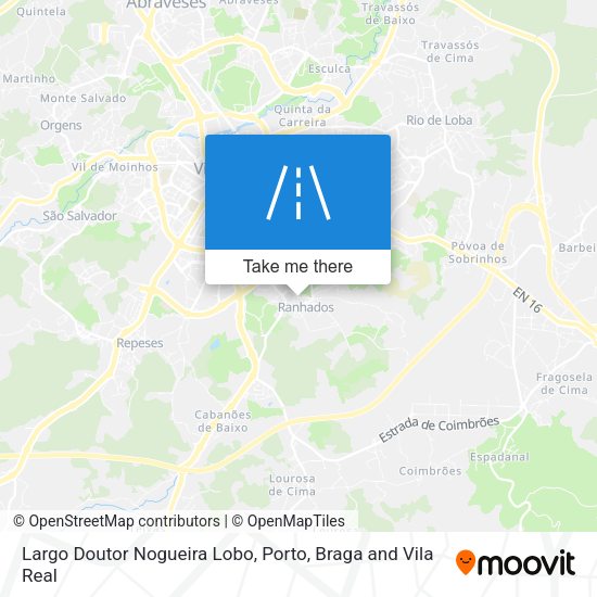 Largo Doutor Nogueira Lobo mapa