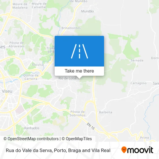 Rua do Vale da Serva map