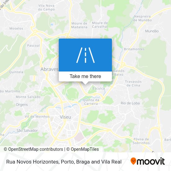 Rua Novos Horizontes mapa