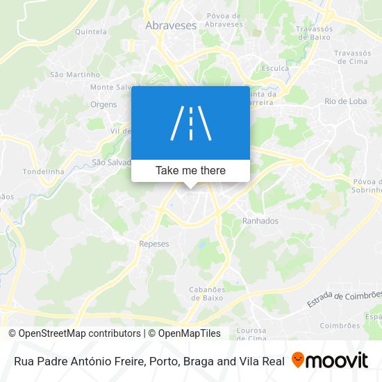 Rua Padre António Freire map
