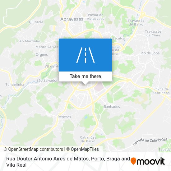 Rua Doutor António Aires de Matos map
