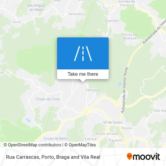 Rua Carrascas map