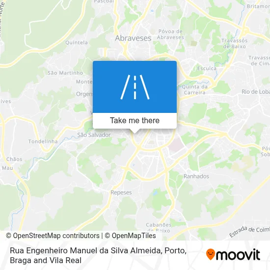 Rua Engenheiro Manuel da Silva Almeida map