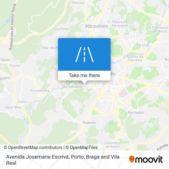 Avenida Josemaria Escrivá mapa
